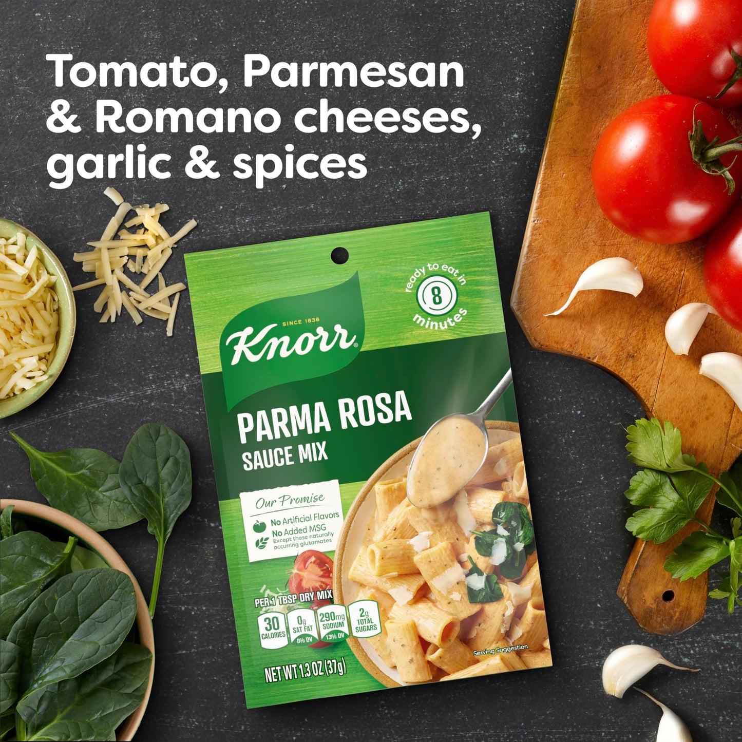 Knorr Sauce Mix Parma Rosa Creamy Pasta Sauce For Simple Meals And Sides No Artificial Flavors, No Added Msg 1.3 Oz