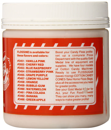 Gold Medal Flossine Can, Green Apple 16oz (454g)