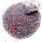 Se Si&Moos Red White And Blue Sanding Sugar Patriotic Sprinkles Fourth Of July Sprinkles Mixed Sugar Rimmer For Cocktails, Edibl