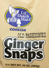 2 x 10oz Lil's Dutch Maid Old Fashioned Ginger Snaps Cookies (Two Bags per order)