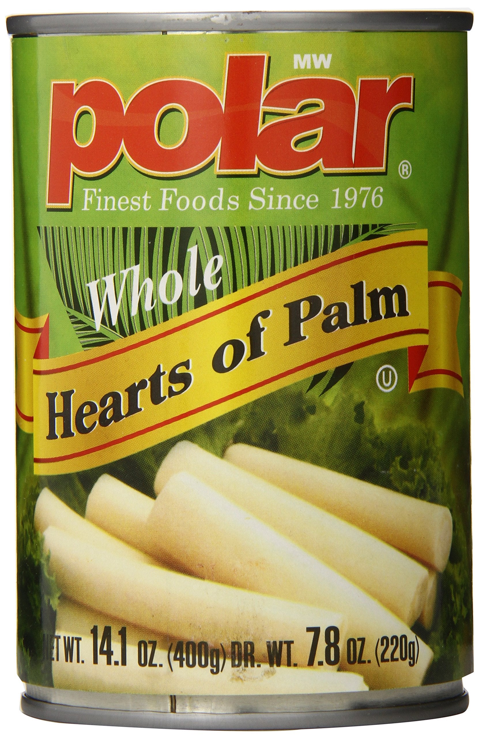 MW Polar Hearts of Palm, 14 Oz, Pack of 12