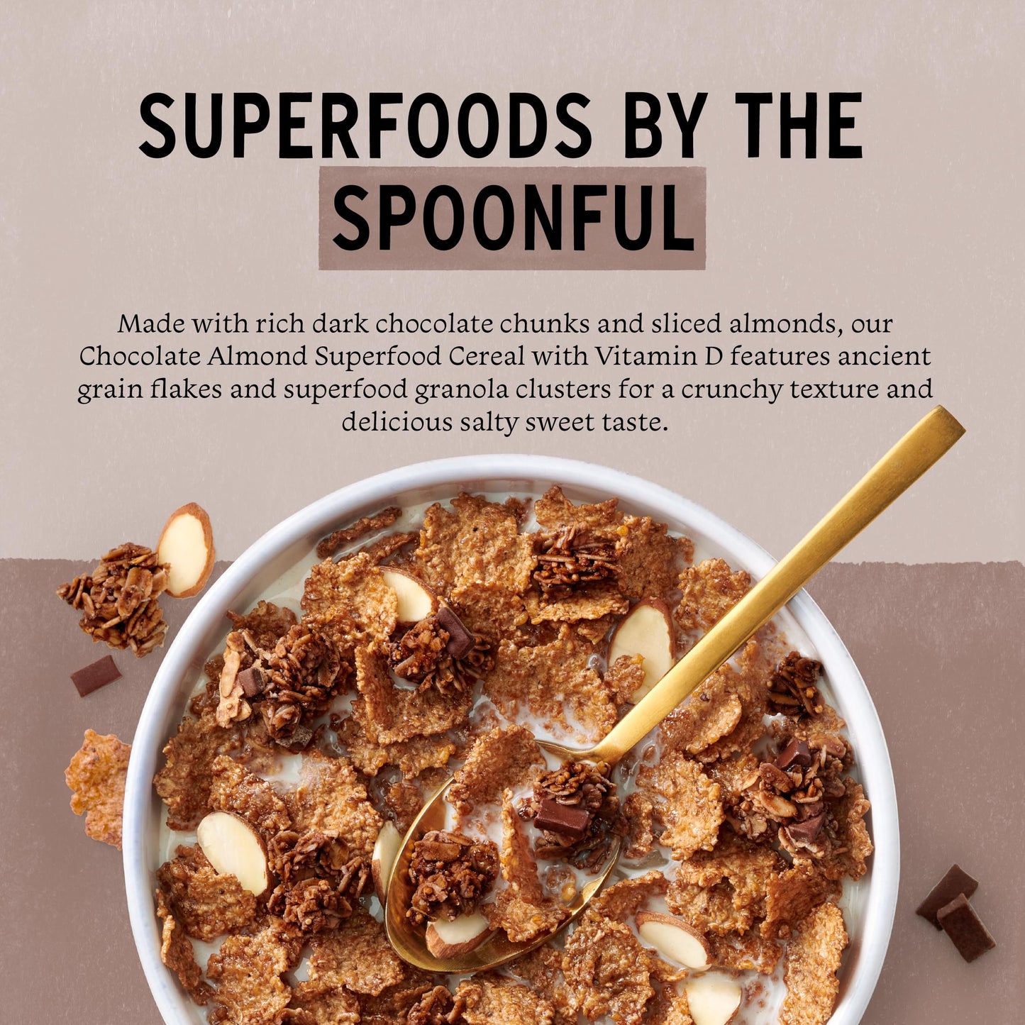 Purely Elizabeth Cereal Chocolate Almond 11 Oz
