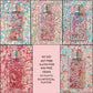 Confect Sprinkles - Aqua Blue, Pink & Silver Edible Sprinkle Mix With White & Pink Pearls | Pack Of 5 For Cake, Cupcake & Cookie