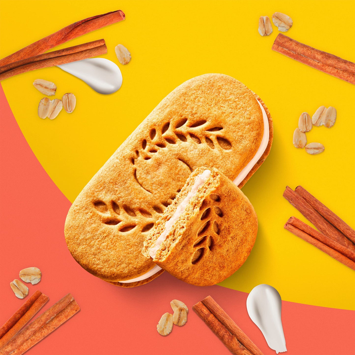 belVita Breakfast Sandwich Cinnamon Brown Sugar with Vanilla Creme Breakfast Biscuits, 5 Packs (2 Sandwiches Per Pack)