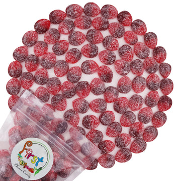 FirstChoiceCandy Gummy Fruit Candy (5 Pound (Pack of 1), Sour Cherry Berries)