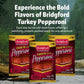Bridgford Thick Sliced Pepperoni 5 oz Pack of 3 - Zero-Carb Slices for Pizza and Sandwiches