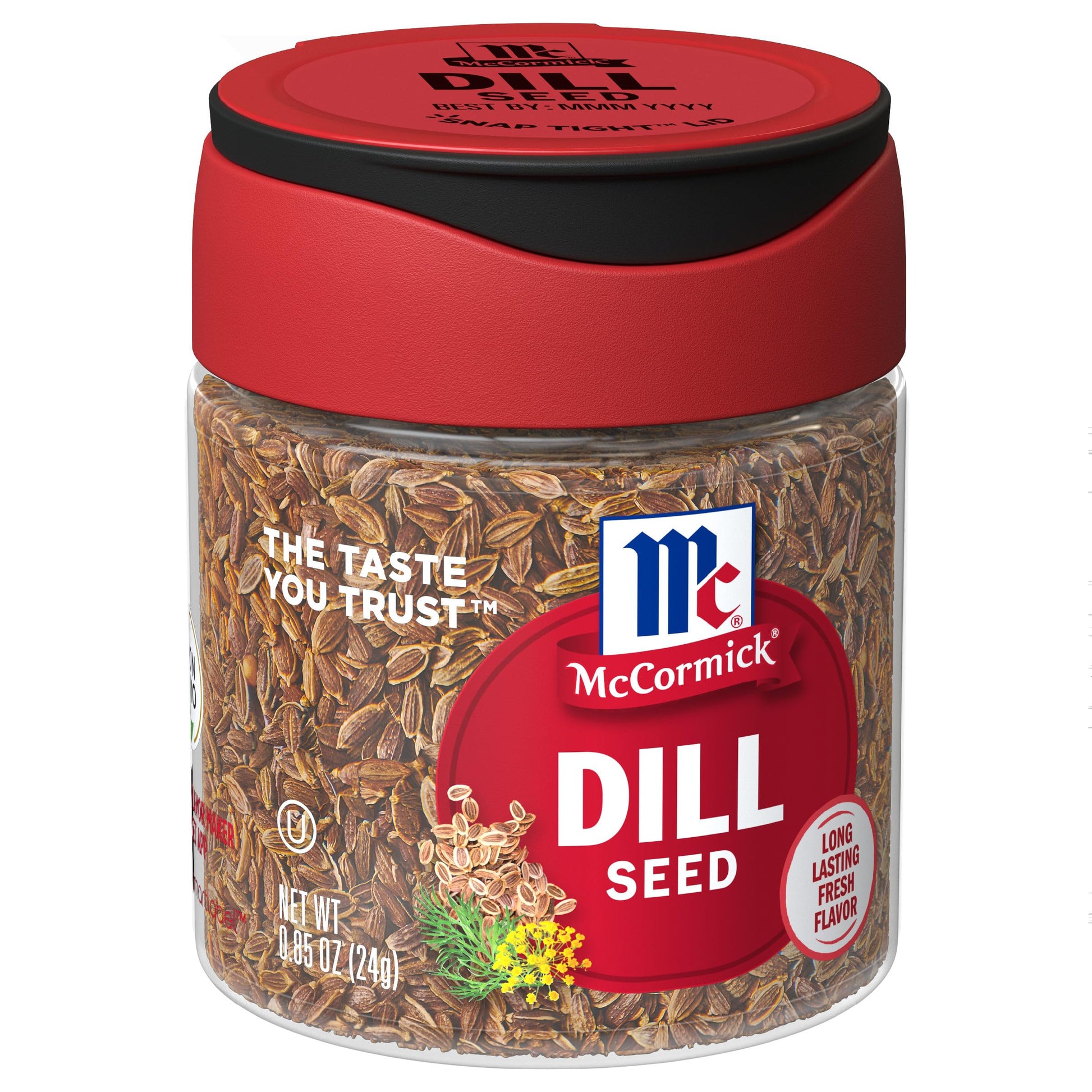 McCormick Dill Seed, 0.85 oz - Flavorful Herb, Perfect for Cooking and Seasoning