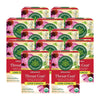 Traditional Medicinals Organic Throat Coat Lemon Echinacea Herbal Tea, Supports Throat Health, (Pack of 12) - 192 Tea Bags Total