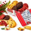 Davids Cookies Mini Holiday Cookie Sampler Tin - Assorted Christmas Cookies, 14oz
