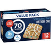 Fiber One 70 Calorie Soft-Baked Bars, Birthday Cake, Snack Bars, 12 Ct