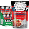 The Real Skinny Pasta - Healthy Konjac Shirataki Noodles - Spaghetti, 6 Pack