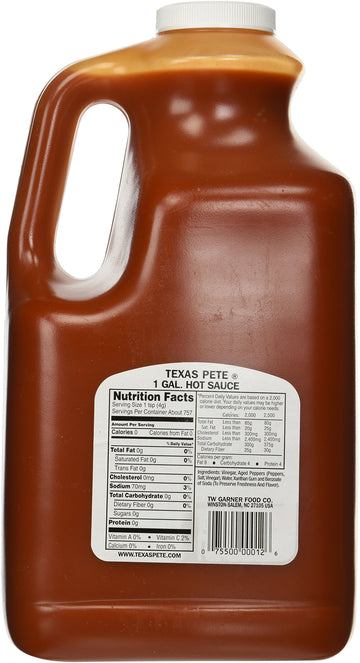 Texas Pete Original Hot Sauce Net Wt 1 Gal