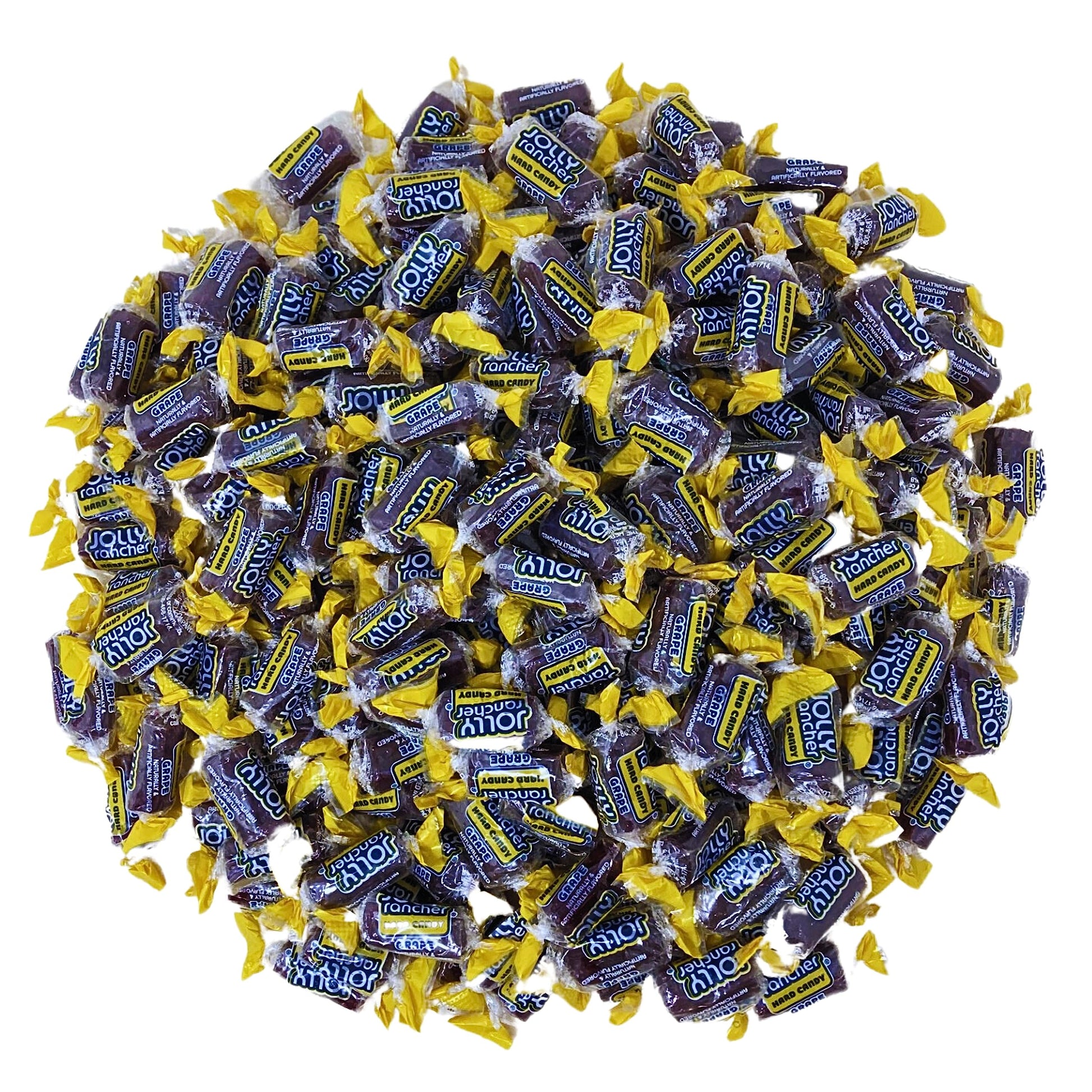 Jolly Ranchers Hard Candy 3lbs- All Grape Individually Wrapped Delicious Fresh Candy, 48Oz (Packaging Might Vary)