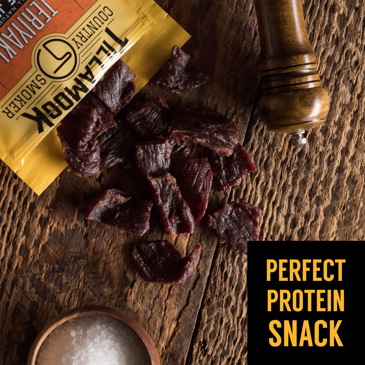 TILLAMOOK COUNTRY SMOKER Beef Jerky, Teriyaki Flavor, 10 Ounce Pack