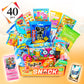 SHO  CANDY Japanese Snacks and Candy Assortment, 40 Pcs Kawaii Dagashi Box, Gluten Free