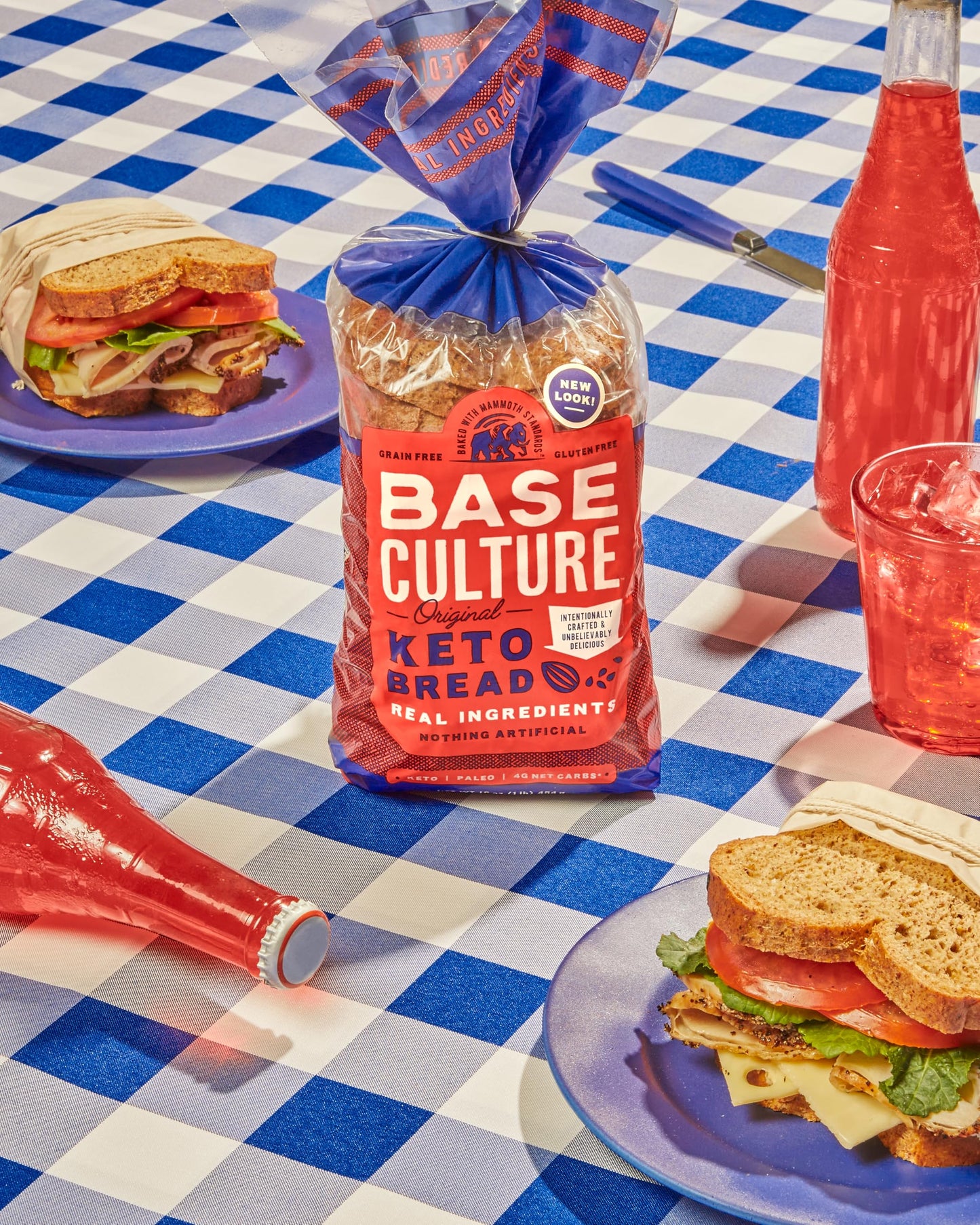 Base Culture Keto Bread | Original, 100% Paleo, Gluten Free, Grain Free, Non-GMO, Dairy Free, and Soy Free | 16oz Loaf