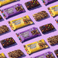 Fitcrunch Loaded Cookie Protein Bar, High Protein, Gluten Free, Protein Snack (12 Cookie Bars, Chocolate Deluxe)