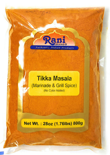 Rani Tikka Masala Indian 7-Spice Blend 28Oz (800G) ~ All Natural | Salt-Free | Vegan | No Colors | Gluten Friendly | Non-Gmo | Indian Origin