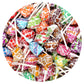 The Hampton Popcorn Company DUM DUMS Lollipops, Assorted Flavors, 1 lb Bag, Gluten Free, Individually Wrapped, 60 Pieces Approx.