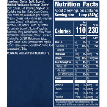 Progresso Light  Broccoli Cheese Canned Soup  Gluten Free  18 oz. (Pack of 12)