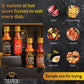Tabanero Mini Hot Sauce Challenge Box - Original, Extra Hot, XXX Hot & Dragon’s Breath - Gluten Free, Vegan, 4-Pack, 1.7 oz Bottles