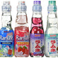 Ramune Japanese Soft Drink Mix Variety 6 Flavors 6 Bottles
