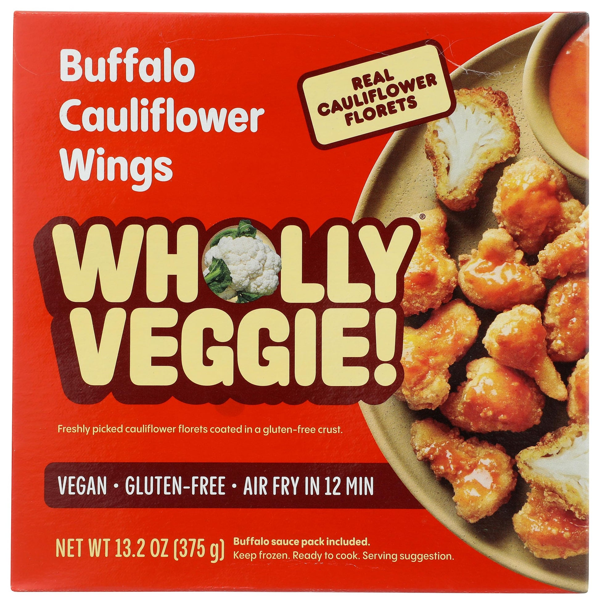Wholly Veggie Buffalo Cauliflower Wings, 13.20 Oz