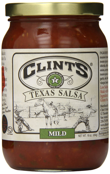 Clint'S, Texas Salsa, Mild, 16 Oz