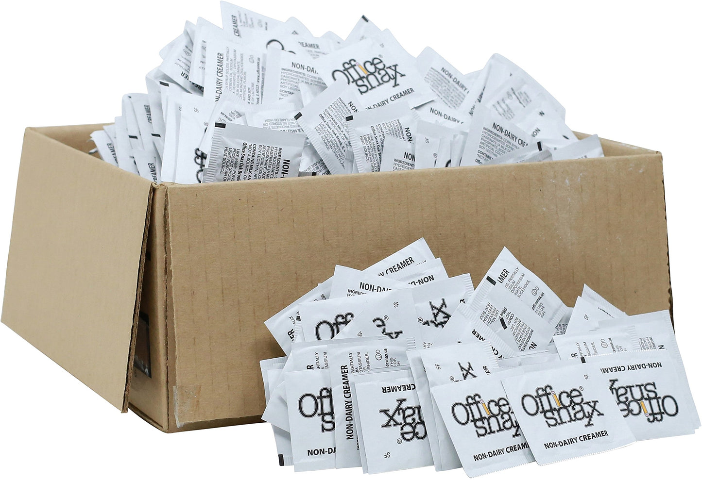 Office Snax Premeasured Single-Serve Packets, Powder Non-Dairy Creamer