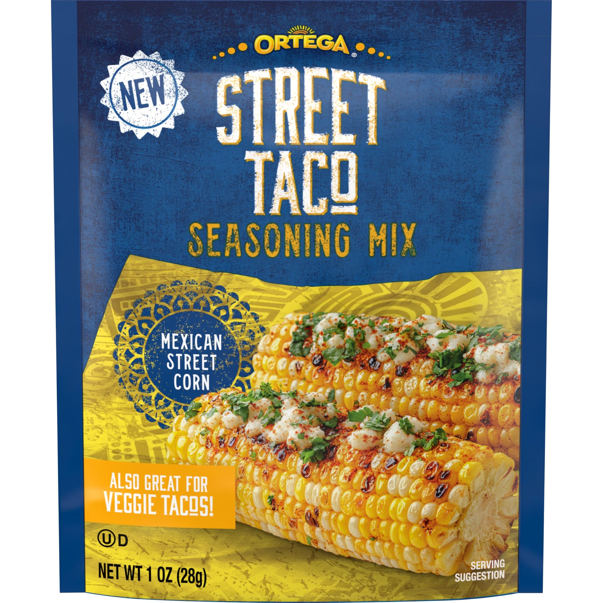 Ortega Street Taco Seasoning Mix, Mexican Street Corn, 1 Ounce (Pack of 12), Model 1165249