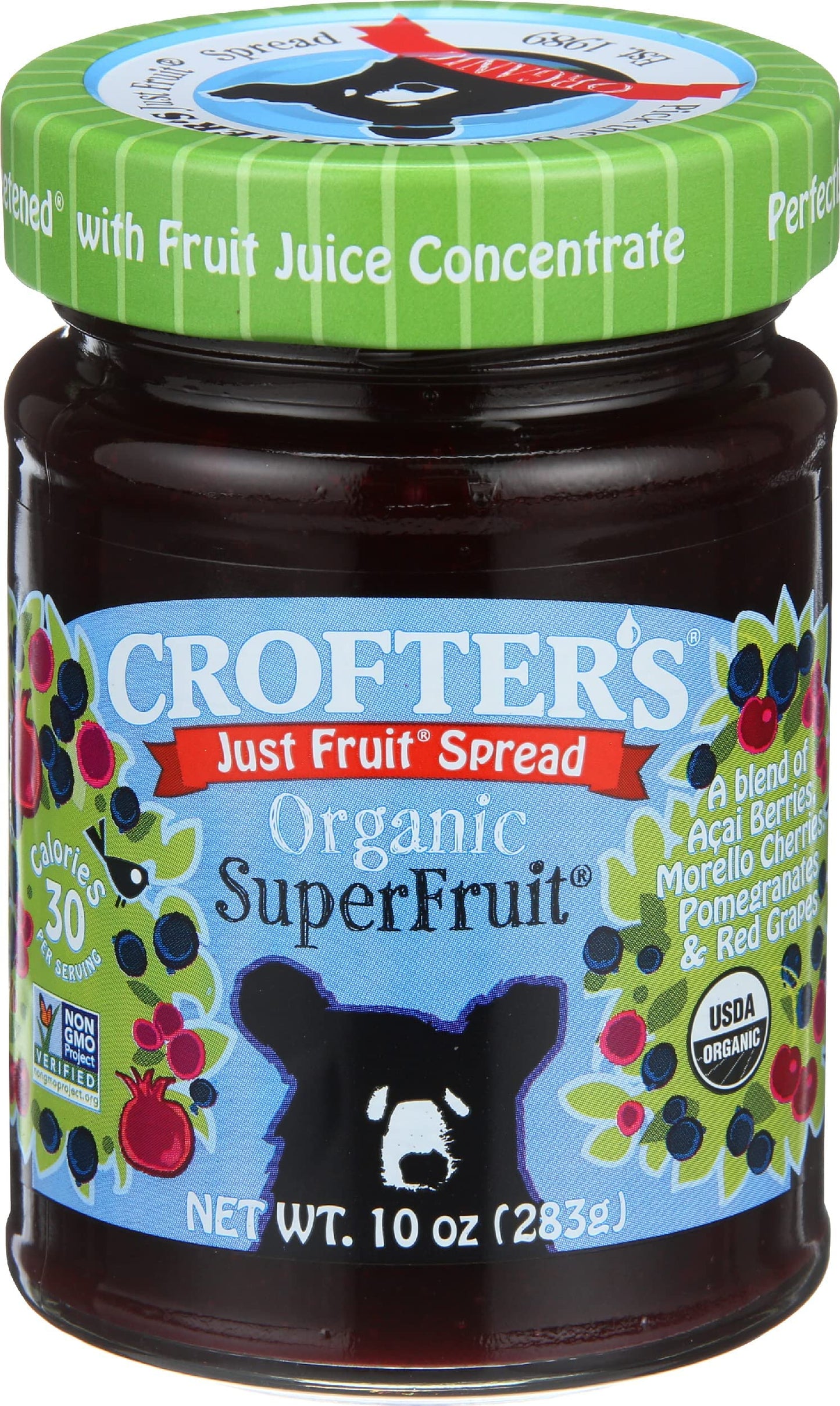 Crofters Organic Superfruit Spread, 10 Oz