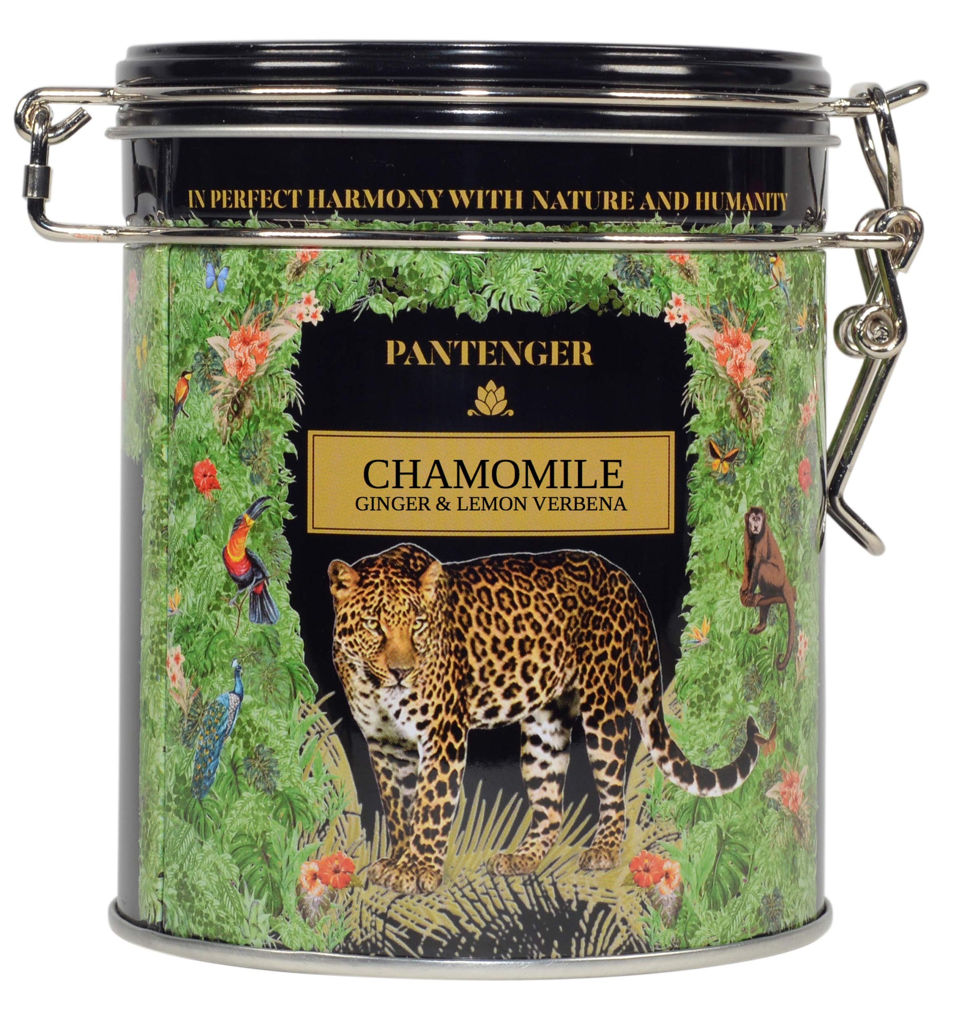 Pantenger Organic German Chamomile & Ginger Herbal Tea - Caffeine Free, 2 Ounce Loose Leaf, 40 Servings