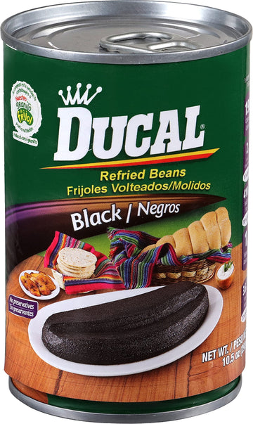 Goya Foods Ducal Refried Black Beans, 11-Ounce (Pack Of 24)