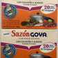 Sazon Goya Con Culantro Y Achiote 3.52 Oz - Low Sodium Seasoning (2 Pack)