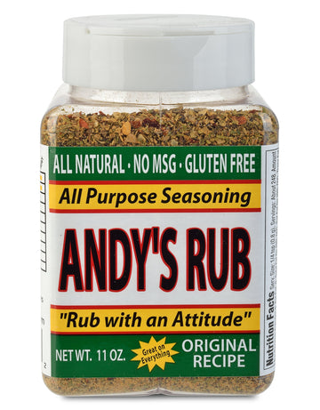Andy'S Rub, An All Natural Rub With Attitude, 11 Oz.