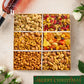 Mixed Nuts Christmas Gift Basket - Gourmet Holiday Christmas Snacks Box For Mature-Themeds, 6 Assortment Variety Pack, Food Basket For Men Women Family And Friends