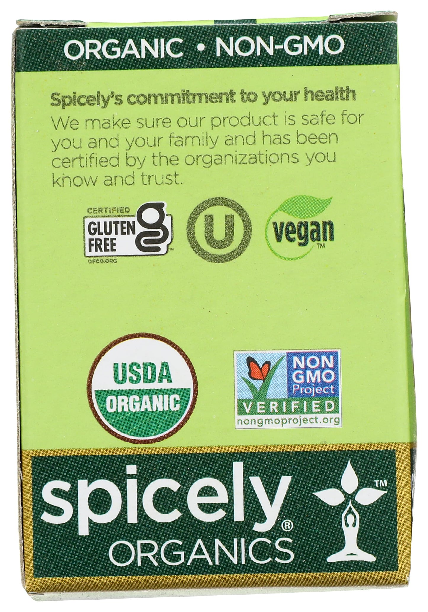 Spicely Organic Cumin Seeds Whole 0.50 Ounce Ecobox Certified Gluten Free