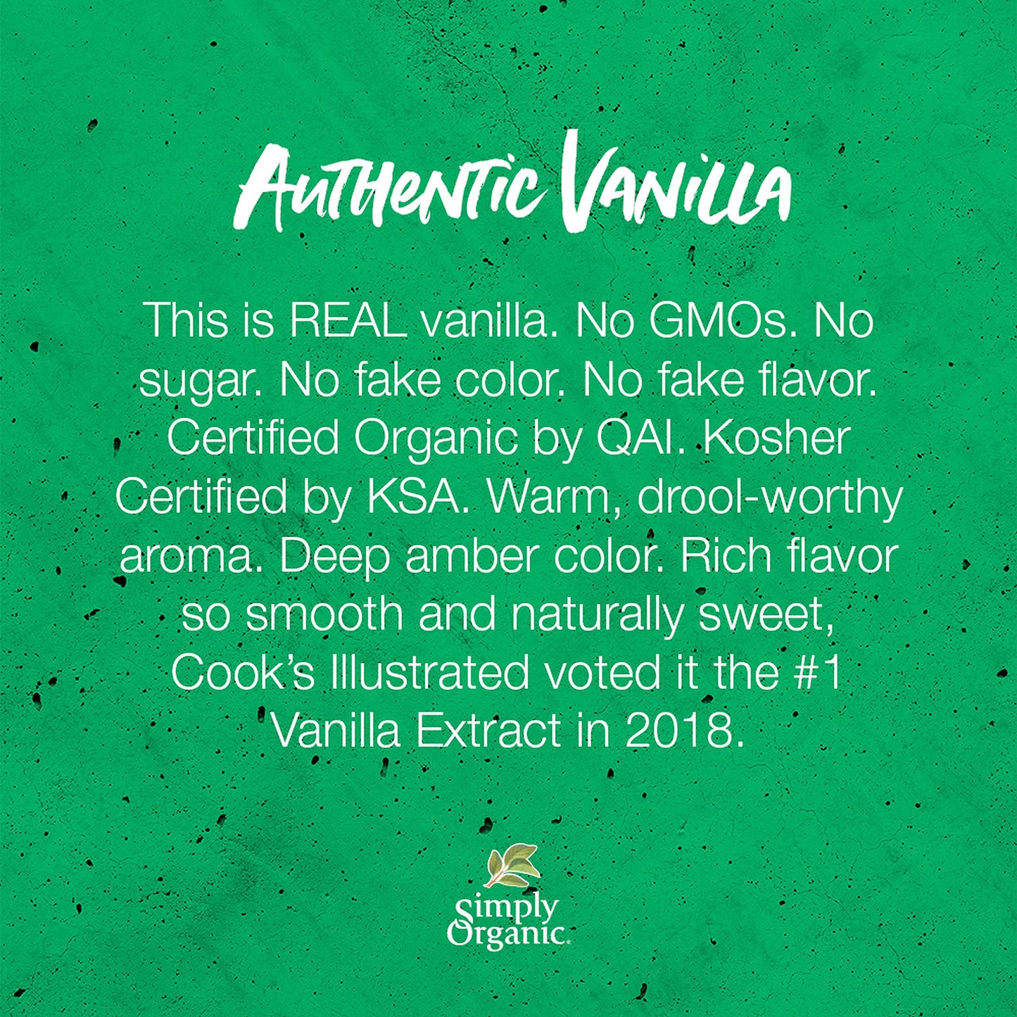 Simply Organic Pure Madagascar Vanilla Extract, 4-Ounce Glass Jar, Certified Organic, Sugar-Free Flavor For Smoothies (Pack of 1