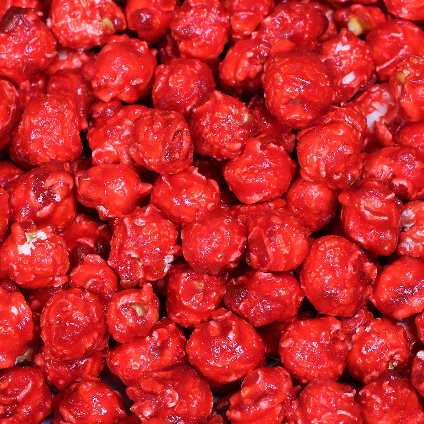 Gourmet Red Cherry Flavored Popcorn by Its Delish, 16 Oz Jumbo Container | Bulk Air Popped Pop Corn Snack - Fruity Red Themed C