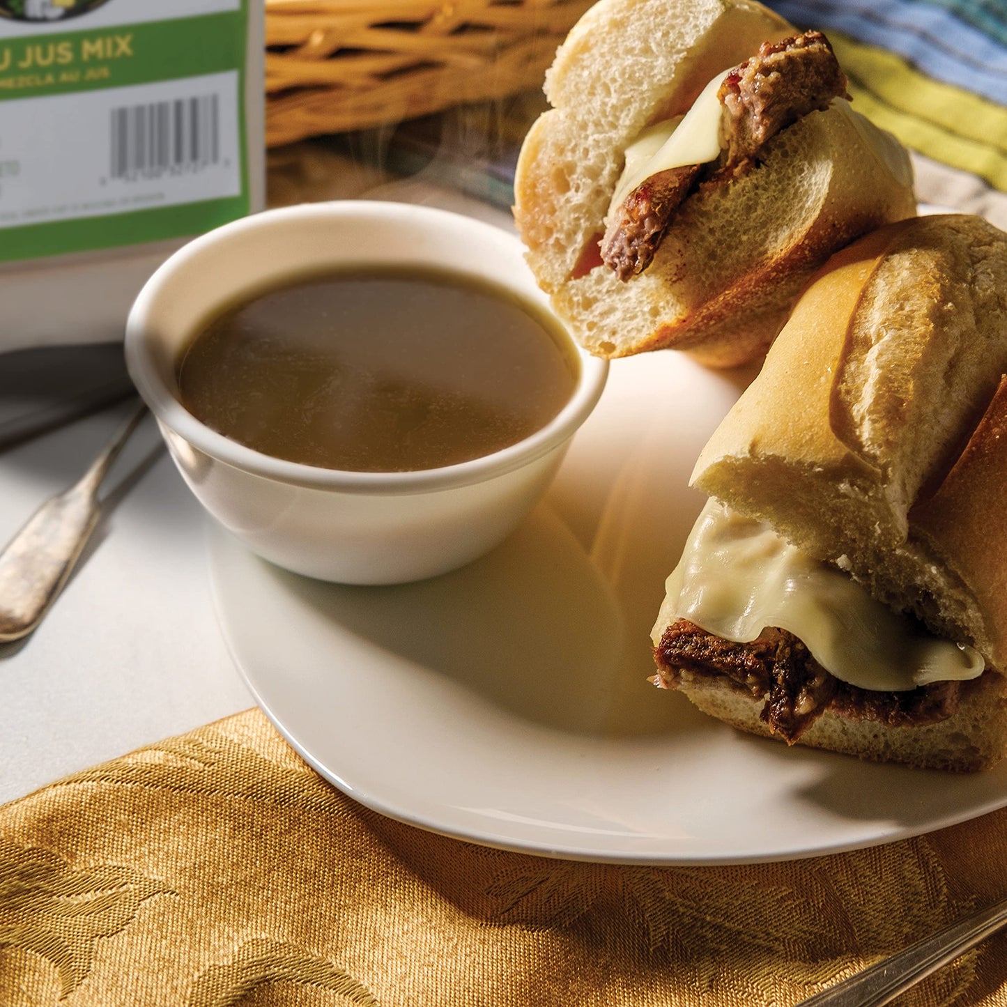 Spice Classics Au Jus Gravy Mix, 6 lb Bulk Container - Perfect for Ribs, French Dip Sandwiches, Roast Beef