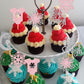 30 Pcs Snowflake Oh Baby Cupcake Toppers Glitter Winter Sweater Moon Snowflake Cupcake Picks It'S A Girl Cake Decorations For Ba