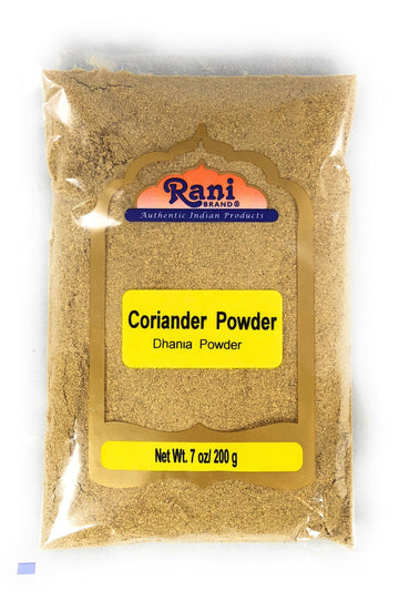 Rani Coriander Ground Powder (Indian Dhania) Spice 7Oz (200G) ~ All Natural | Salt-Free | Vegan | No Colors | Gluten Friendly | Non-Gmo | Indian Origin
