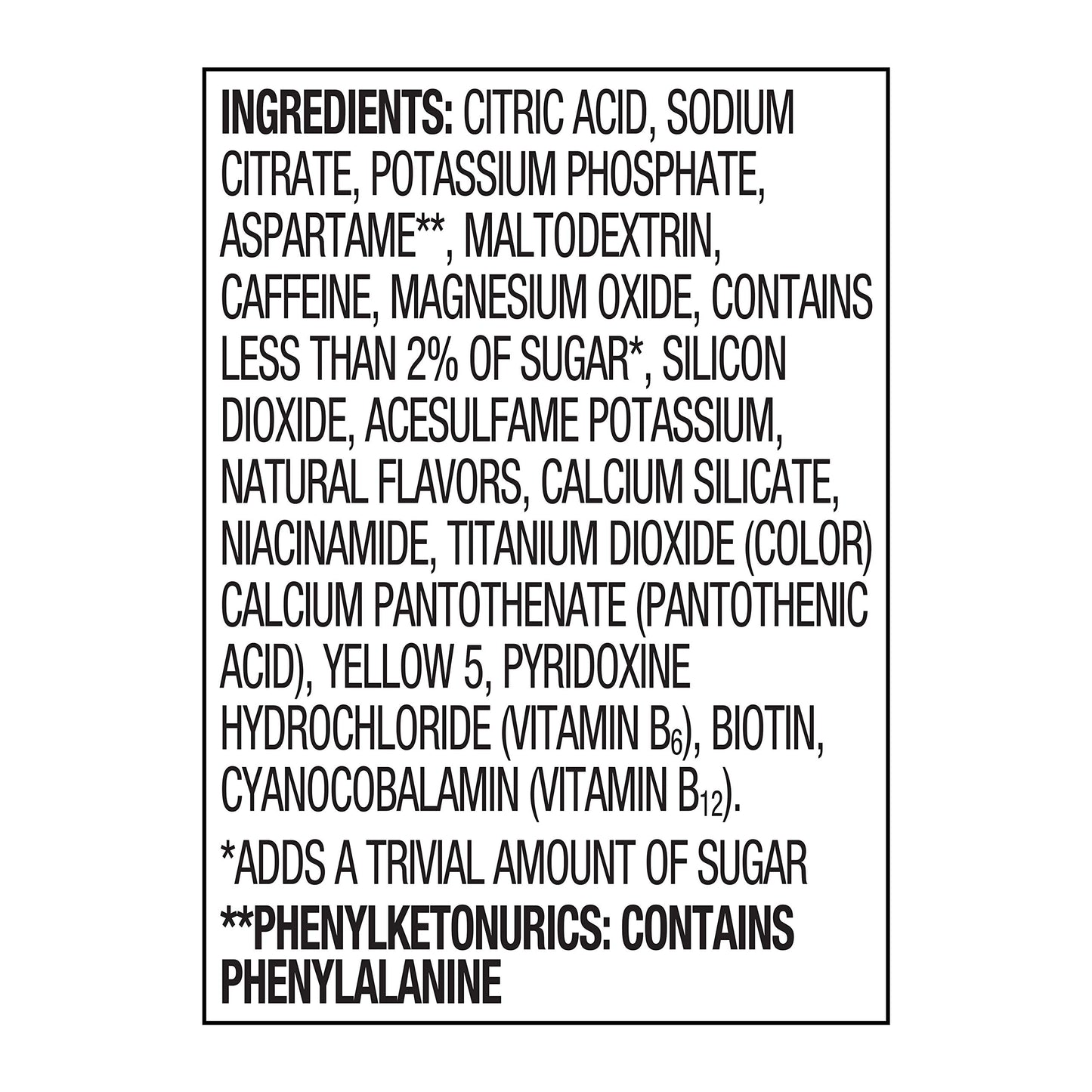 Great Value Lemonade Drink Mix, Sugar Free, Low Calorie, Electrolyte, 0.13 Ounce (Pack of 60)