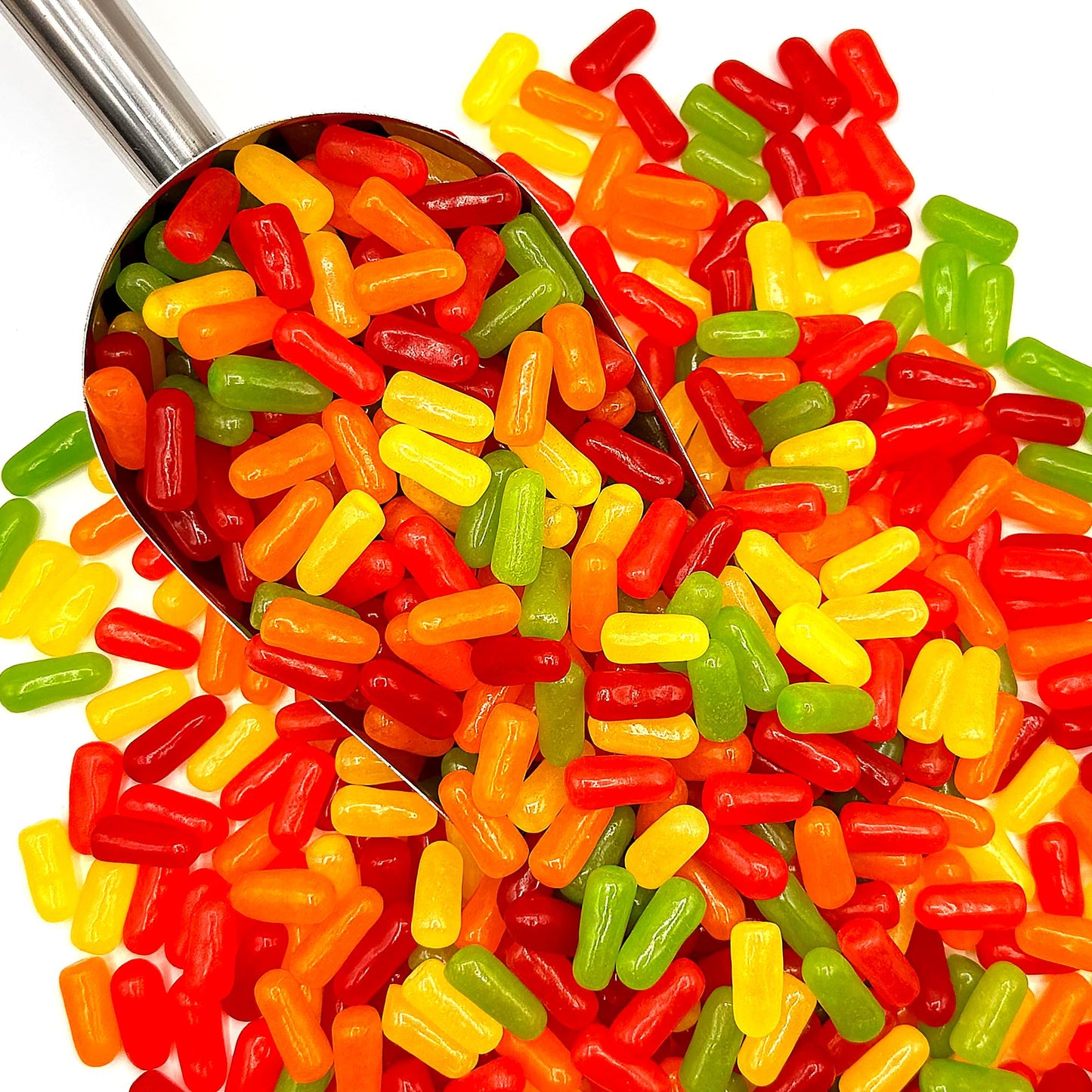 Fusion Sweets Mike and Ike Candy Bulk - Original Fruit Flavored Variety - 1 Pound Bag - Fat Free Chewy Candies