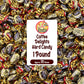 Fusion Sweets Coffee Candy - Individually Wrapped Hard Candy - Gluten Free - 1 Pound Bulk Bag - Brown