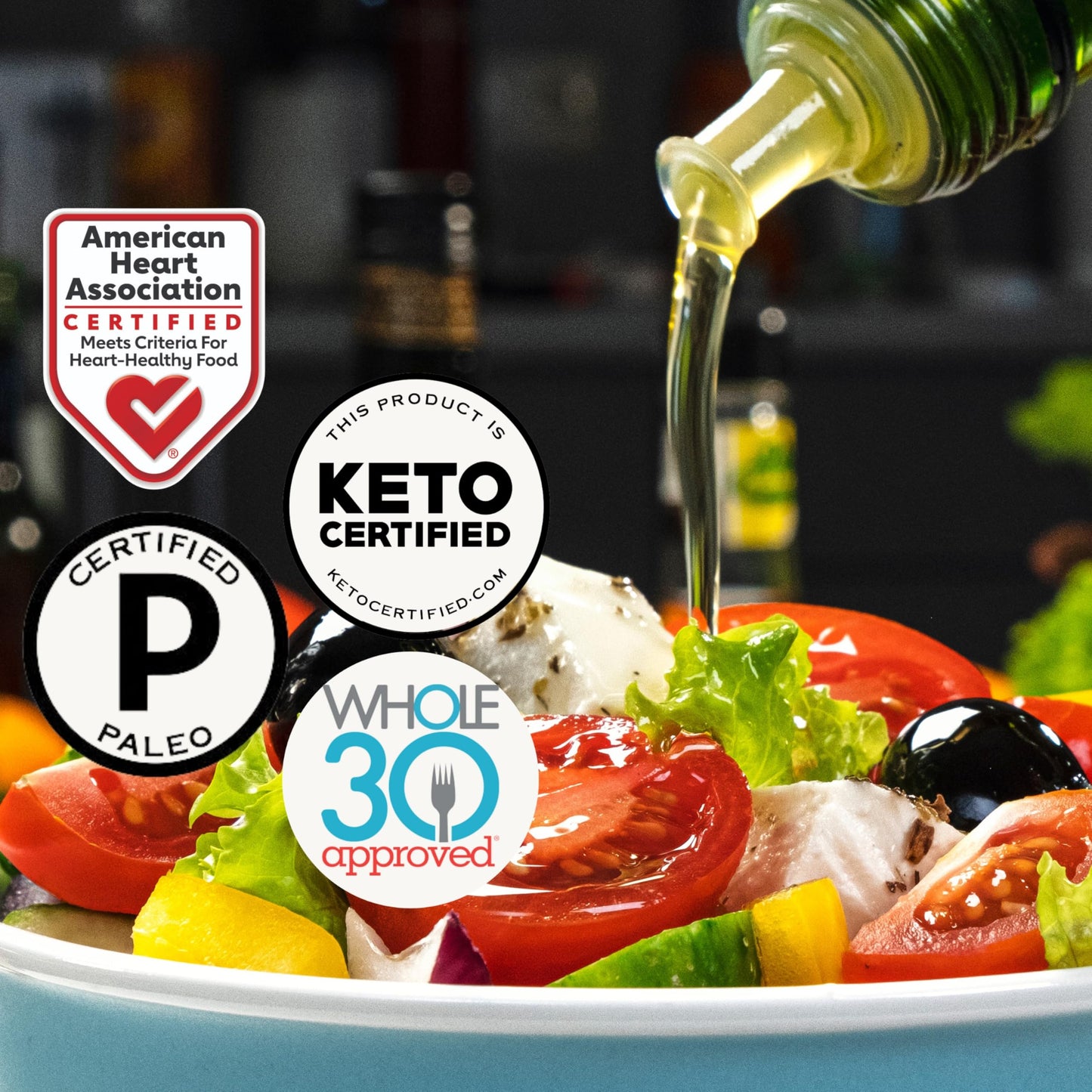 Fresh Press Farms Cold Pressed Extra Virgin Sunflower Oil, 33.8 Fl Oz, High Oleic, Non-GMO, Keto, Paleo, Gluten Free, 100% American Made