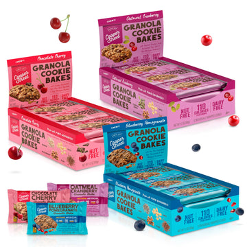 Cooper Street Granola Bakes - Healthy Chewy Breakfast Granola Bars | Individually Wrapped Nut And Dairy Free Granola Bars Variet