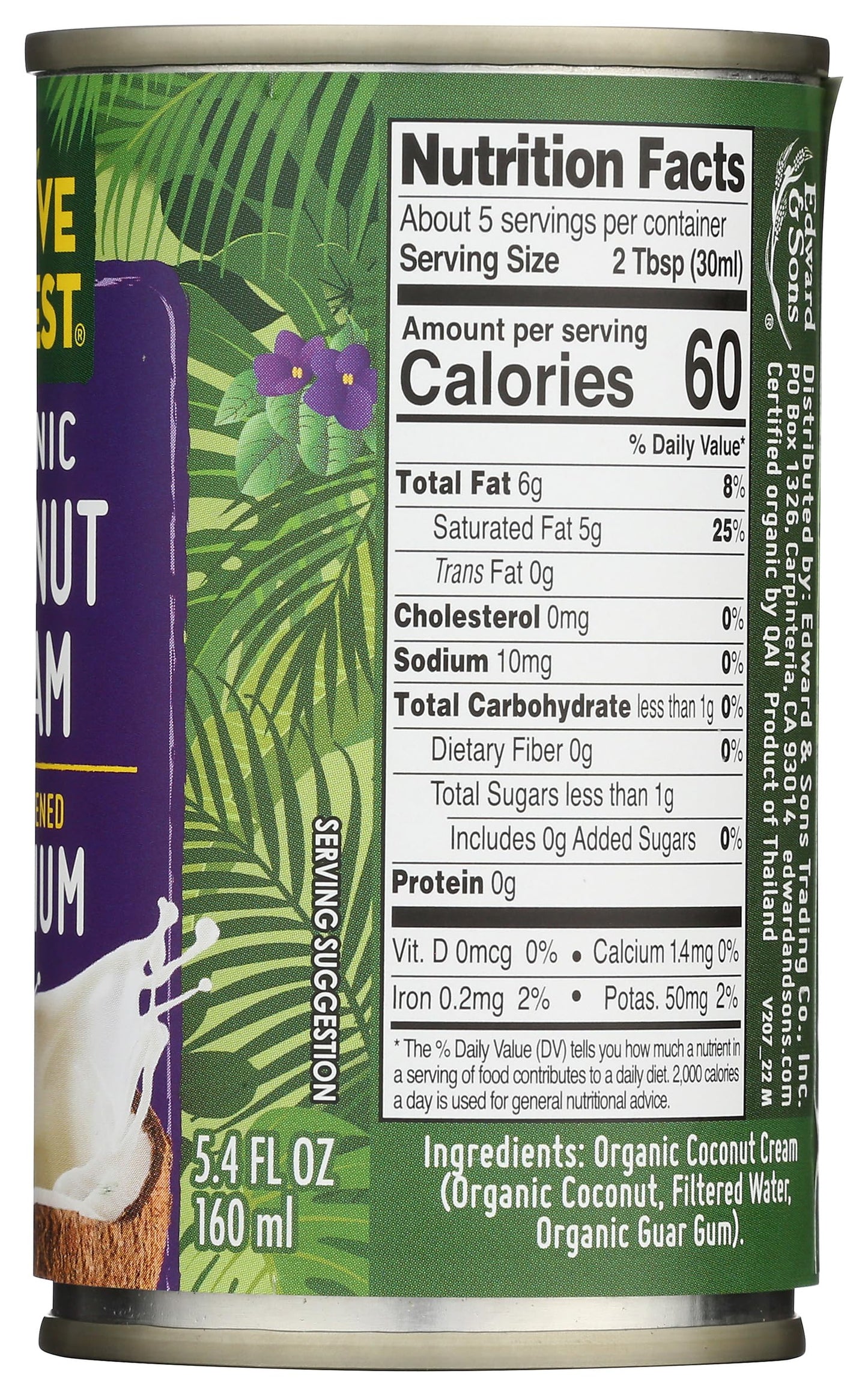 Native Forest Coconut Cream organic, 5.4 oz
