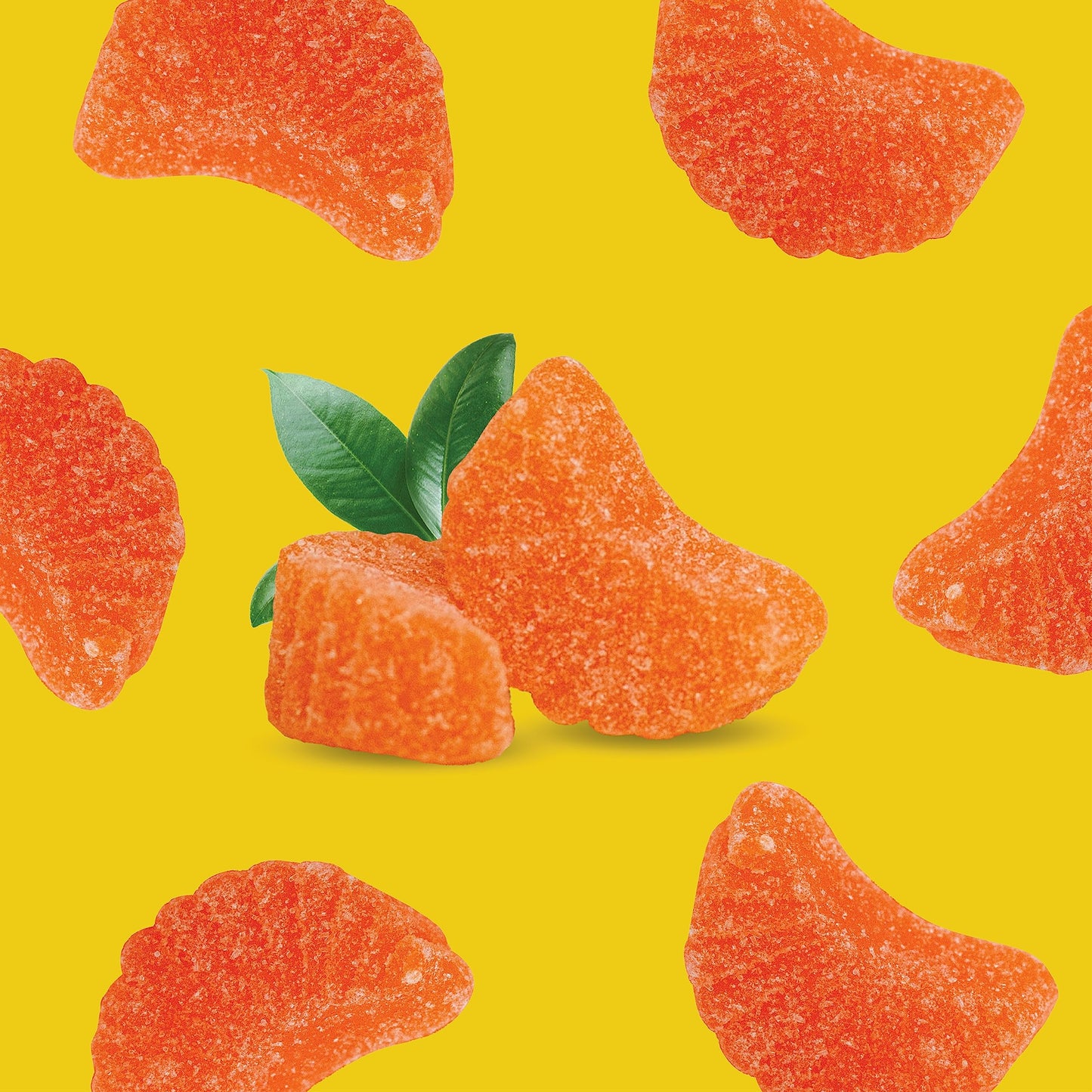 Orange Slices - 2 Pound Bulk Pack (About 65 Count) - Jelly Candy - Old-Fashioned Sweets