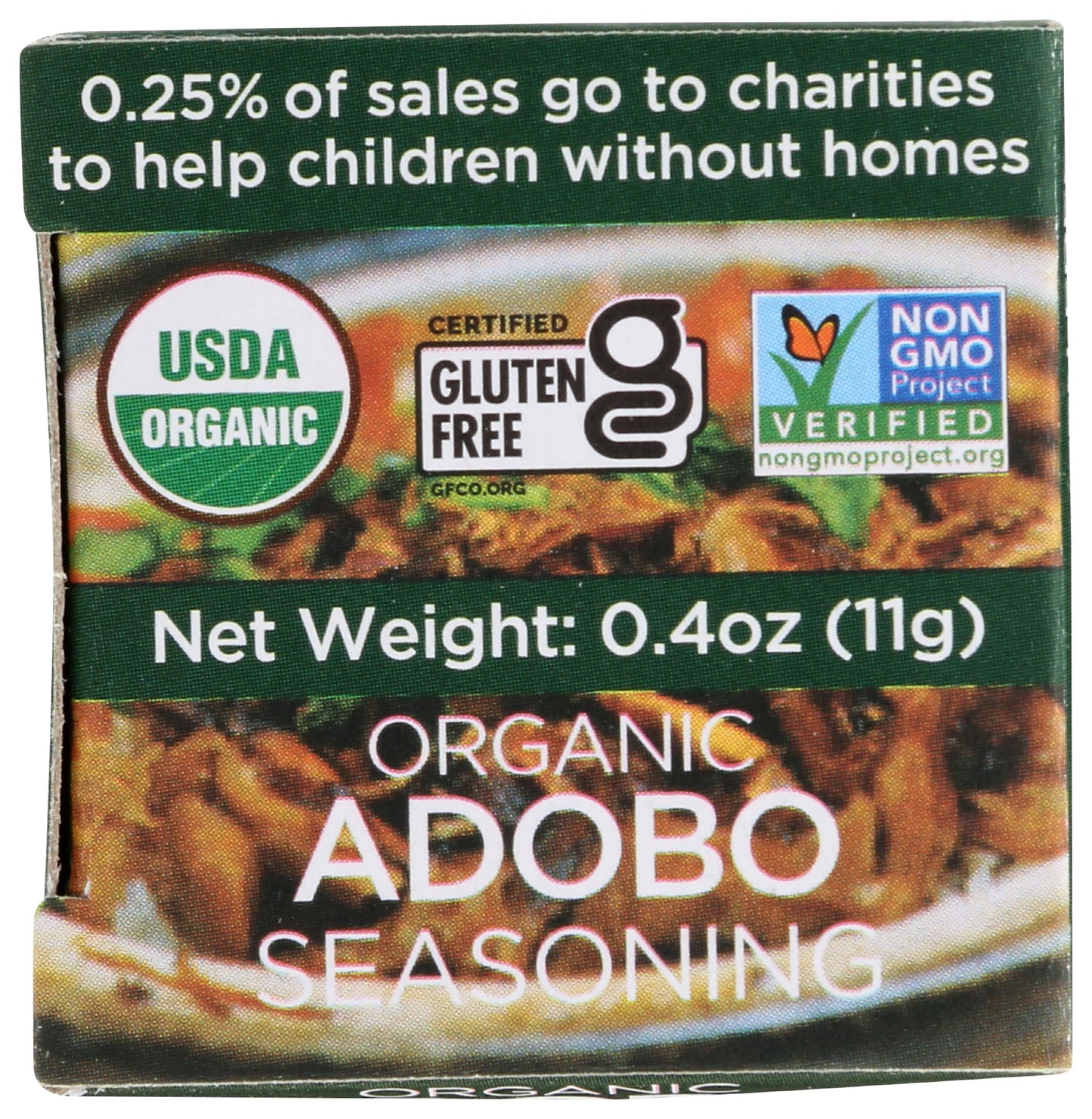 Spicely Organic Adobo Seasoning 0.4 Oz Certified Gluten Free